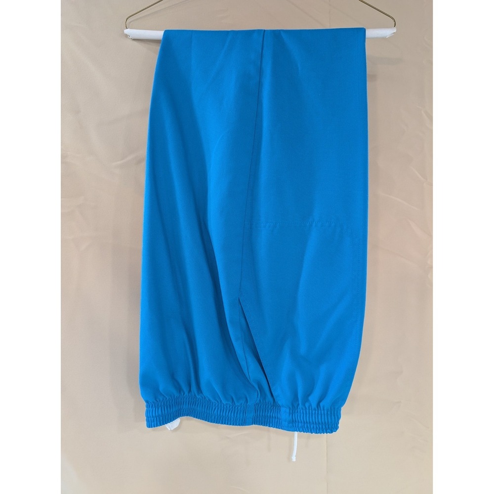 NAPA VALLEY Women's Scrub Pants Blue Size 16 Elastic Waist Pockets Drawstring - Picture 1 of 4